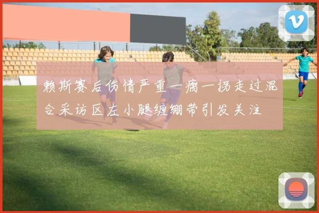 赖斯赛后伤情严重一瘸一拐走过混合采访区左小腿缠绷带引发关注